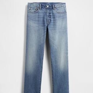 GAP Relaxed Straight Jeans | 100% Regenerative Cotton | W32 L32